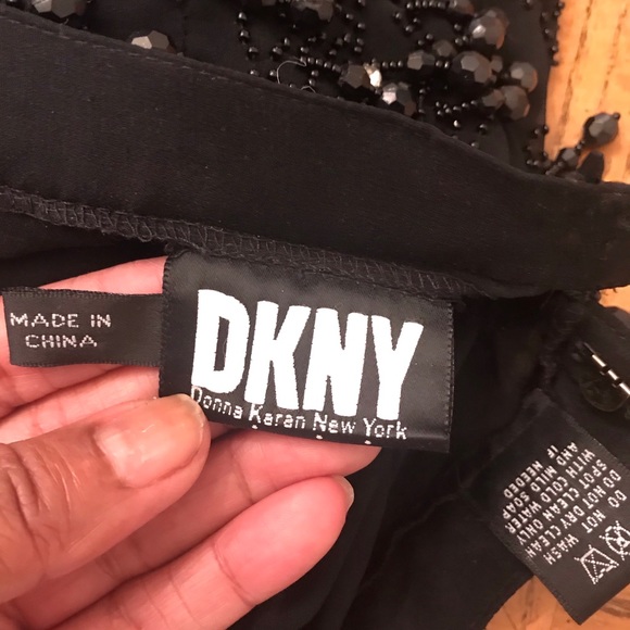 DKNY Silk Beaded Skirt - Picture 4 of 4